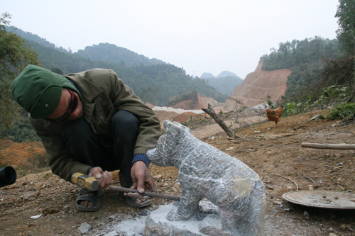 Tục thờ chó đá ảnh 5